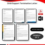 Child Support Termination Letter in PDF & Word