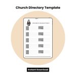 Church Directory Template Word