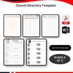Church Directory Template in PDF & Word