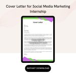 Cover Letter for Social Media Marketing Internship