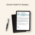 Doctors Note For Surgery PDF