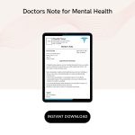 Doctors Note for Mental Health