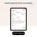 Doctors Note for Stress and Anxiety