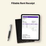 Fillable Rent Receipt PDF