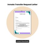 Inmate Transfer Request Letter Word