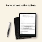 Letter of Instruction to Bank PDF