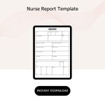 Nurse Report Template