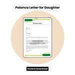 Palanca Letter for Daughter Word