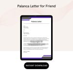 Palanca Letter for Friend