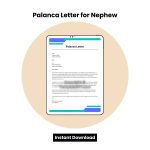 Palanca Letter for Nephew Word