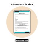 Palanca Letter for Niece Word