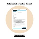 Palanca Letter for Son Retreat Word