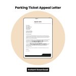 Parking Ticket Appeal Letter Word