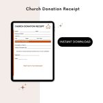 Printable Church Donation Receipt