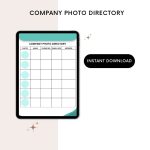 Printable Company Photo Directory