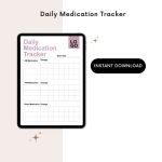 Printable Daily Medication Tracker