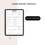 Printable Nurse Report Template