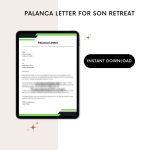 Printable Palanca Letter for Son Retreat