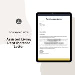 Sample Assisted Living Rent Increase Letter