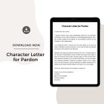 Sample Character Letter for Pardon