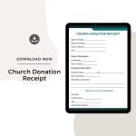Sample Church Donation Receipt