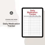 Sample Daily Medication Tracker