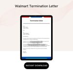 Walmart Termination Letter