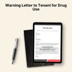 Warning Letter to Tenant for Drug Use PDF